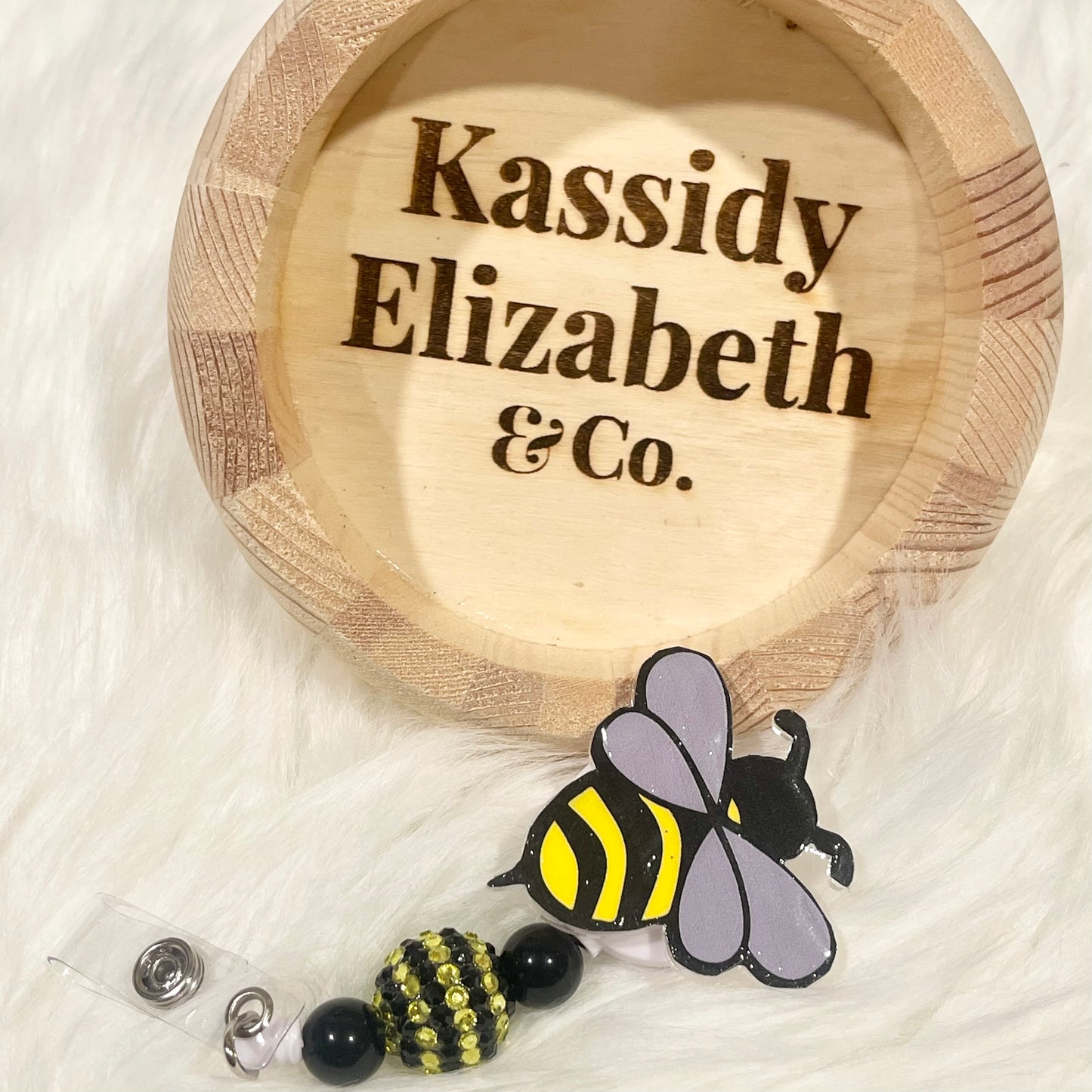 Bumble Bee Badge Reel