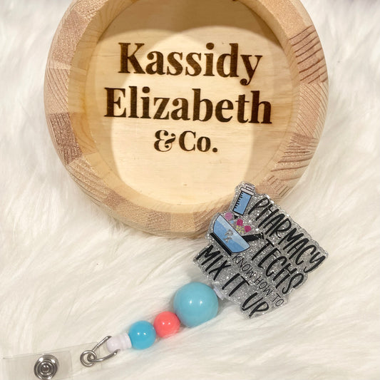 Pharmacy Tech Badge Reel