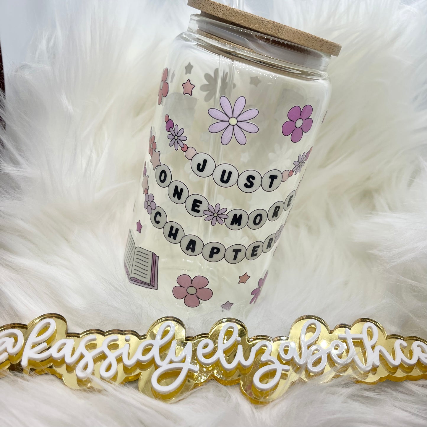 Just One More Book Libbey Glass