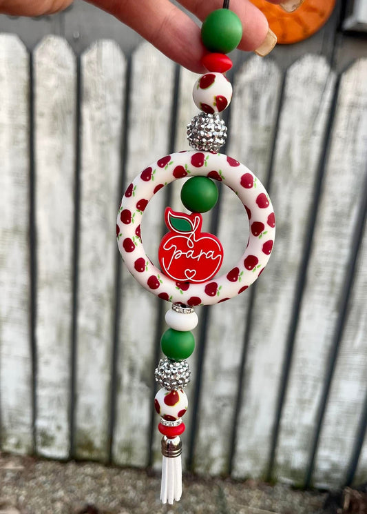 Para Apple Beaded Car Charm