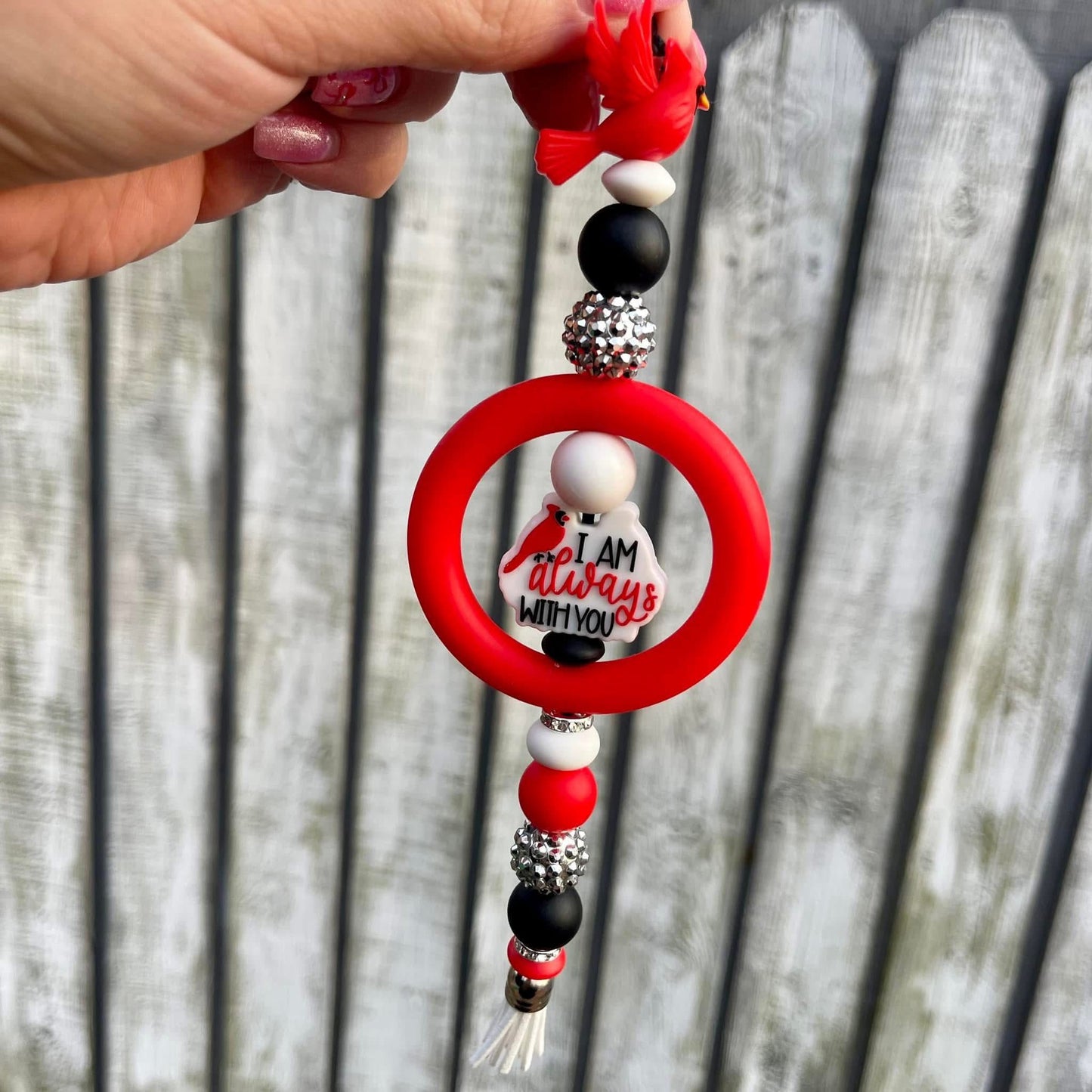 Always with You Beaded Car Charm