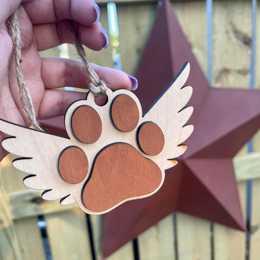 Paws in Heaven Car Charm