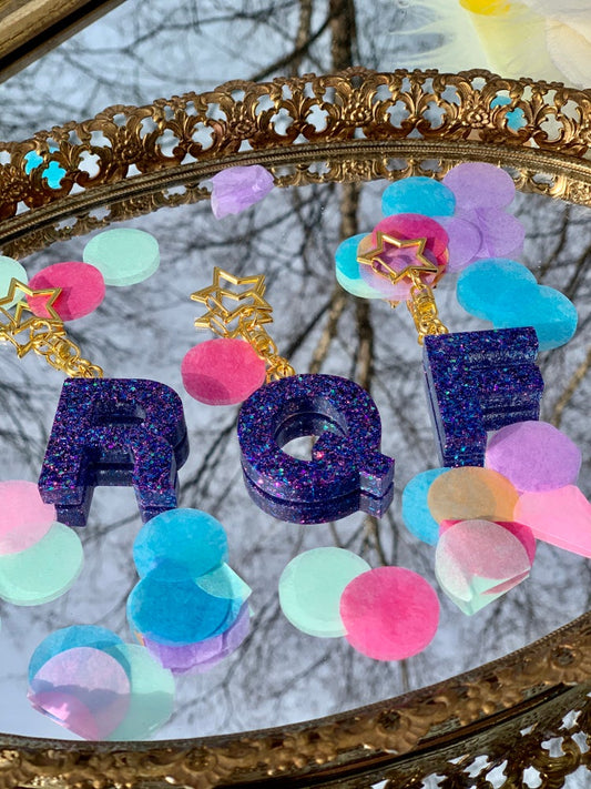 Purple Rain Key Rings