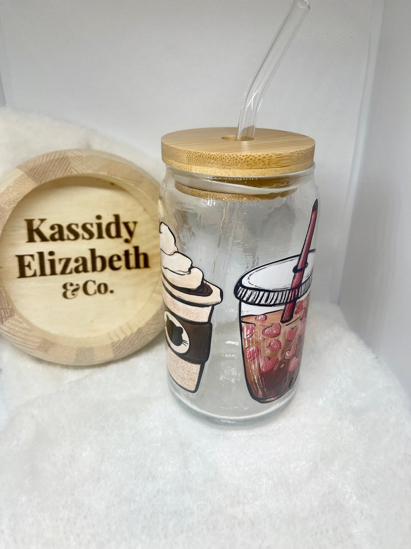 Cat Mom Coffee Libbey Glass