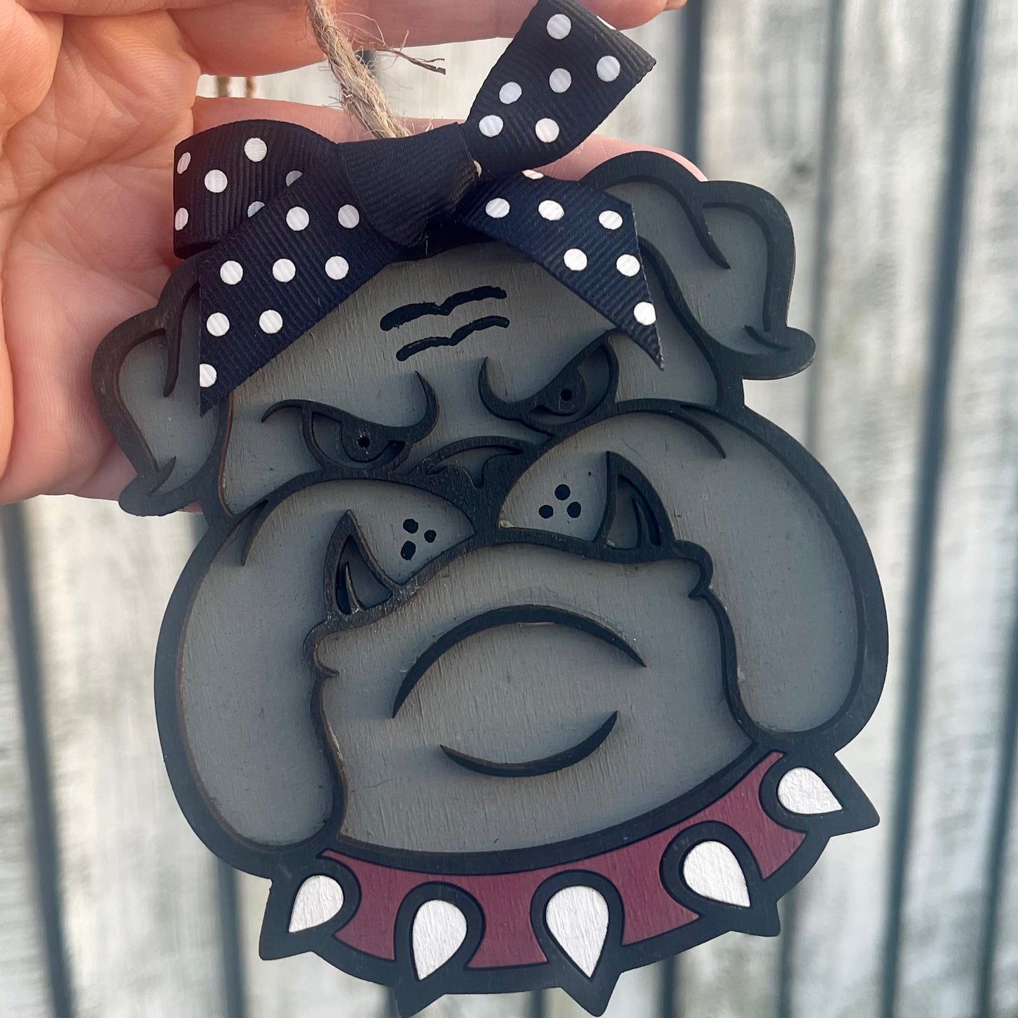 Bulldog Car Charm