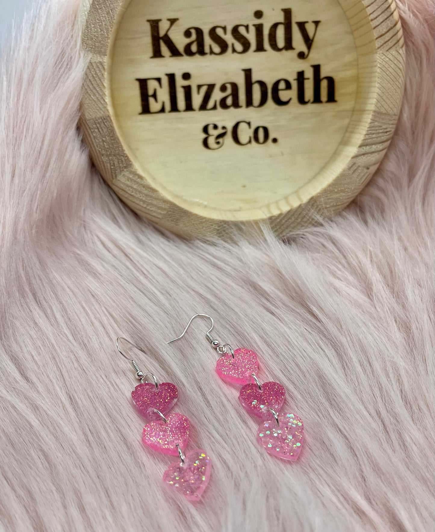 Heart Dangles Earrings