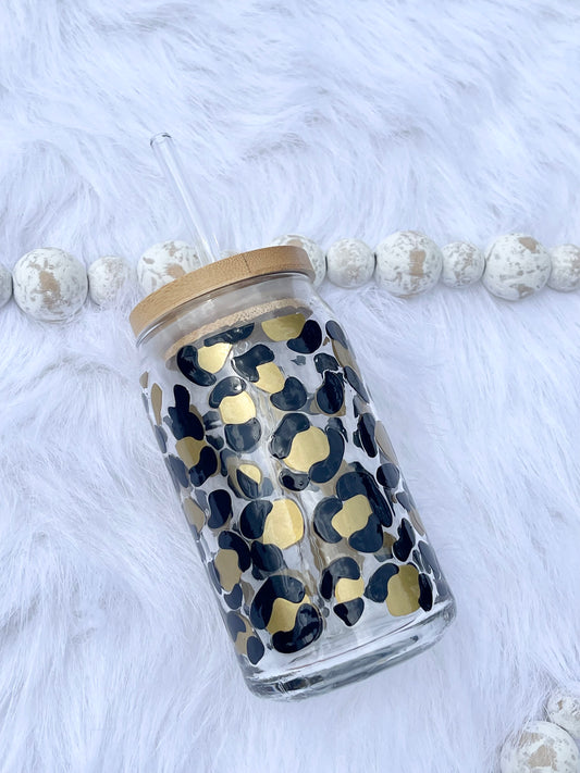 Sassy Cheetah Libbey Glass