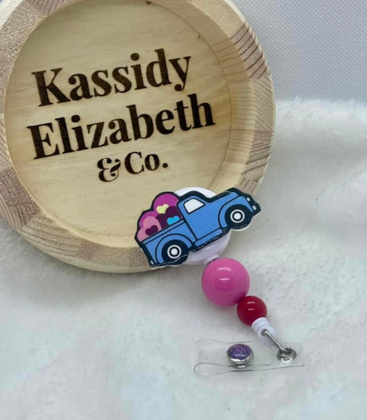 Heart like a Truck Badge Reel