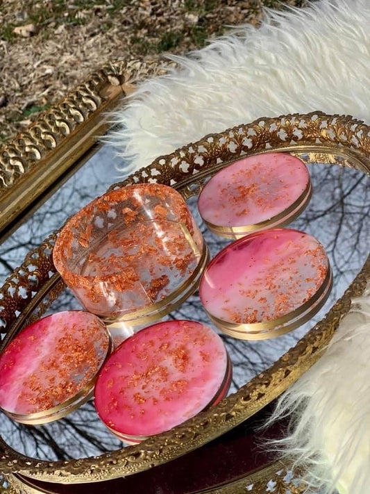 Rose Quartz Kustom Koasters