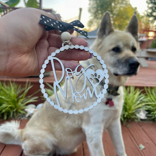Dog Mom Car Charm