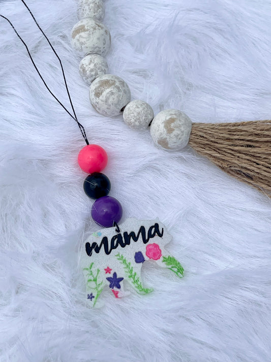 Colorful Mama Car Charm